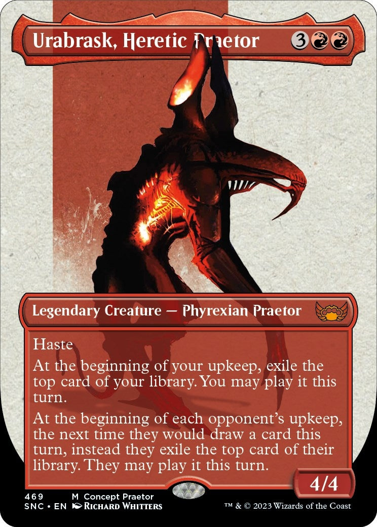 Image for Urabrask, Heretic Praetor (Concept Praetor) (Step-And-Compleat Foil) (469) (ONE) - Magic: The Gathering