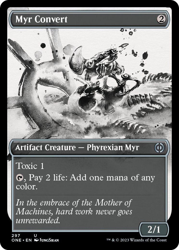 Image for Myr Convert (Showcase) (297) (ONE) - Magic: The Gathering