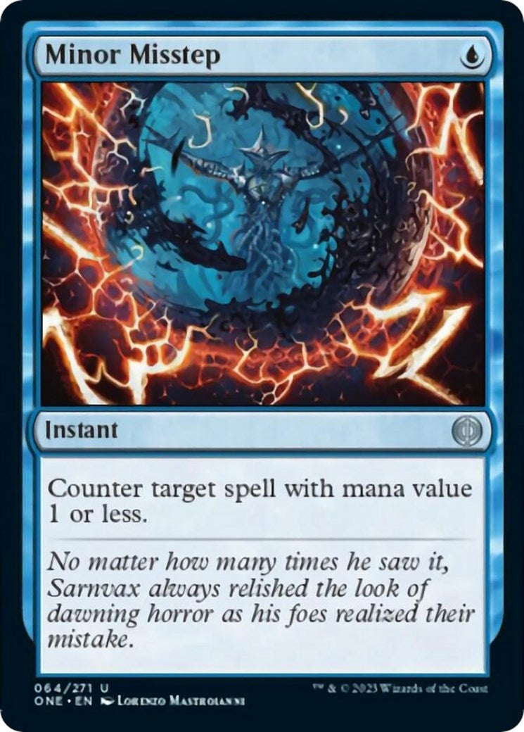 Image for Minor Misstep (64) (ONE) - Magic: The Gathering