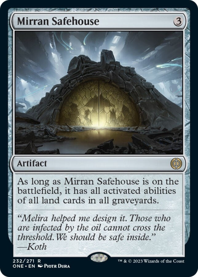 Image for Mirran Safehouse (232) (ONE) - Magic: The Gathering
