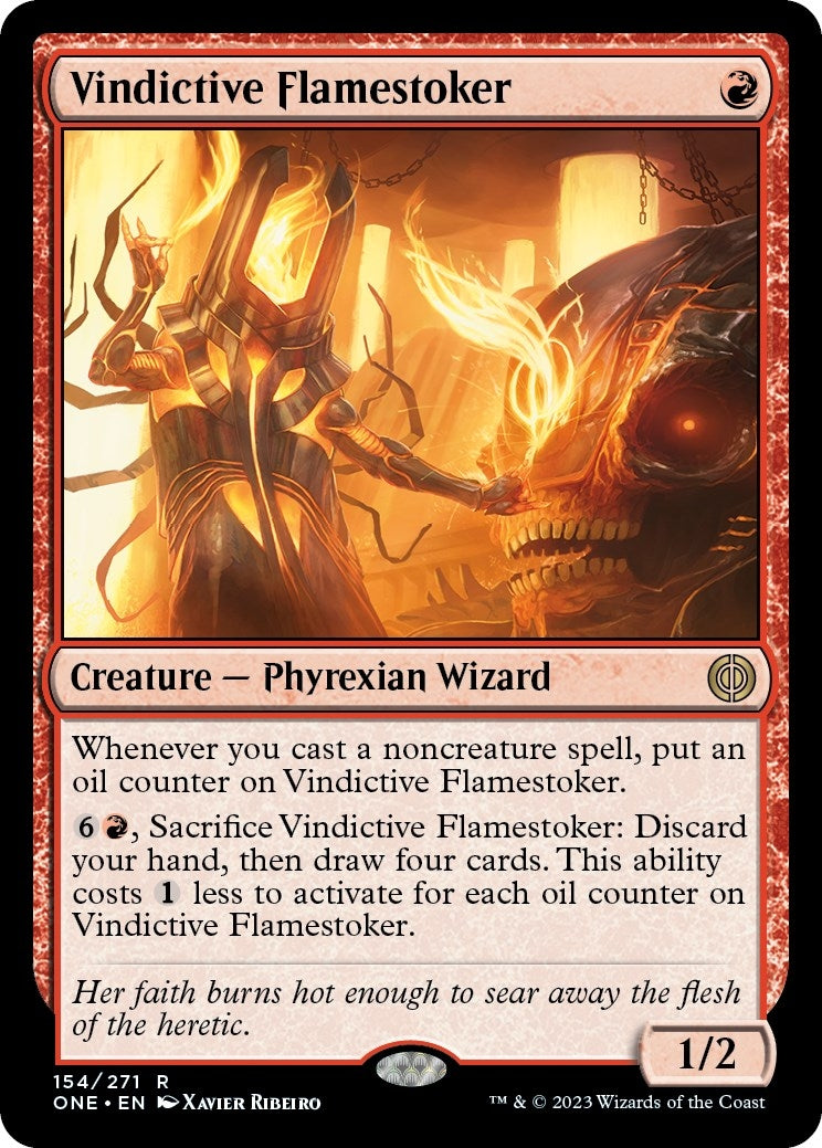 Image for Vindictive Flamestoker (154) (ONE) - Magic: The Gathering