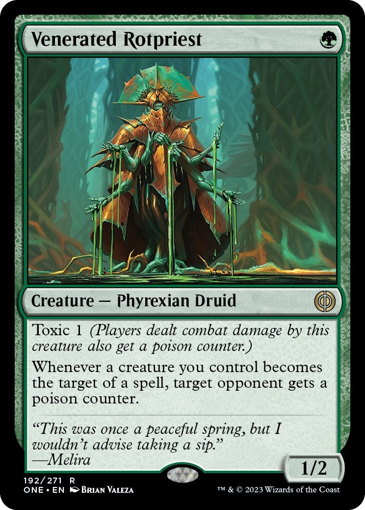 Image for Venerated Rotpriest (192) (ONE) - Magic: The Gathering