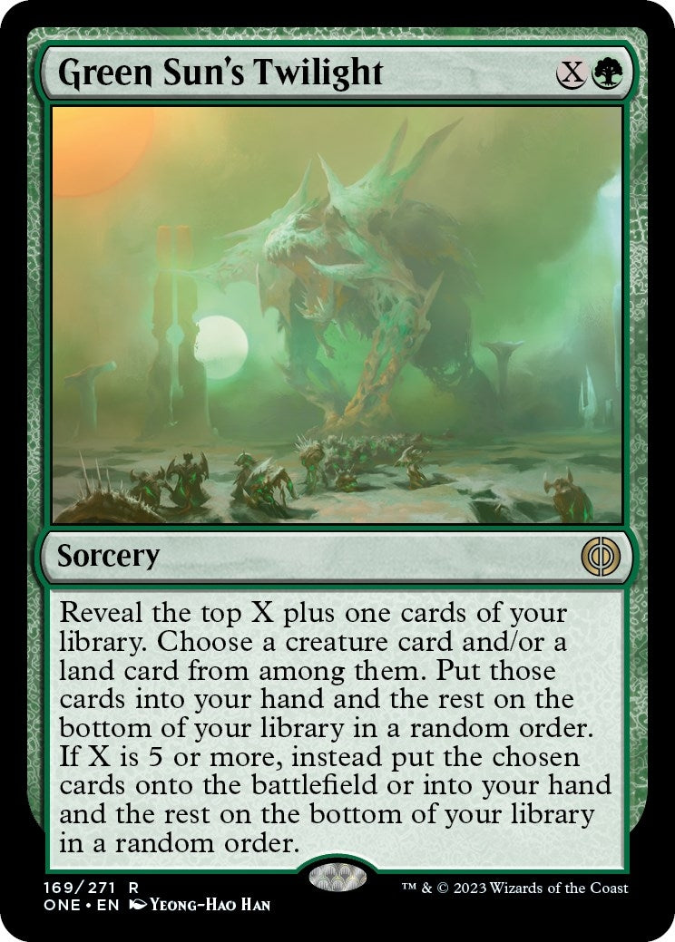 Image for Green Sun's Twilight (169) (ONE) - Magic: The Gathering