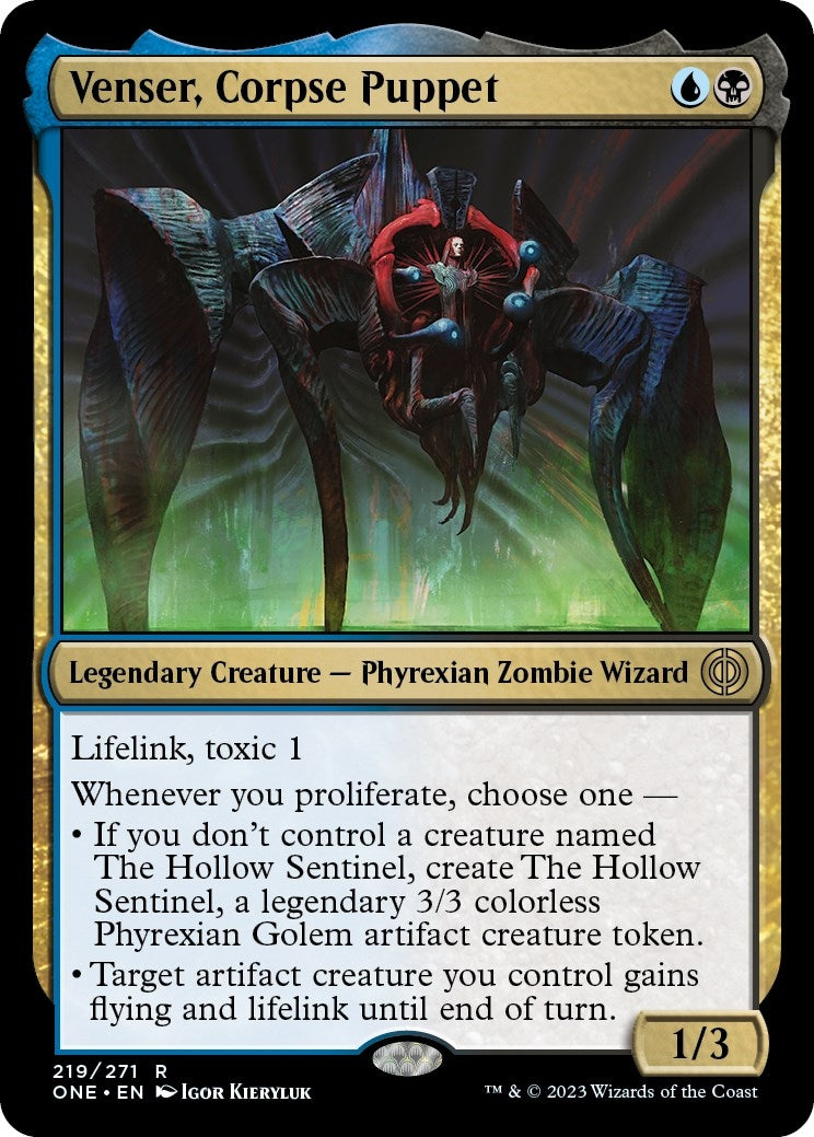 Image for Venser, Corpse Puppet (219) (ONE) - Magic: The Gathering