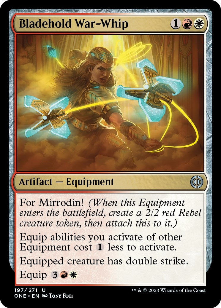 Image for Bladehold War-Whip (197) (ONE) - Magic: The Gathering