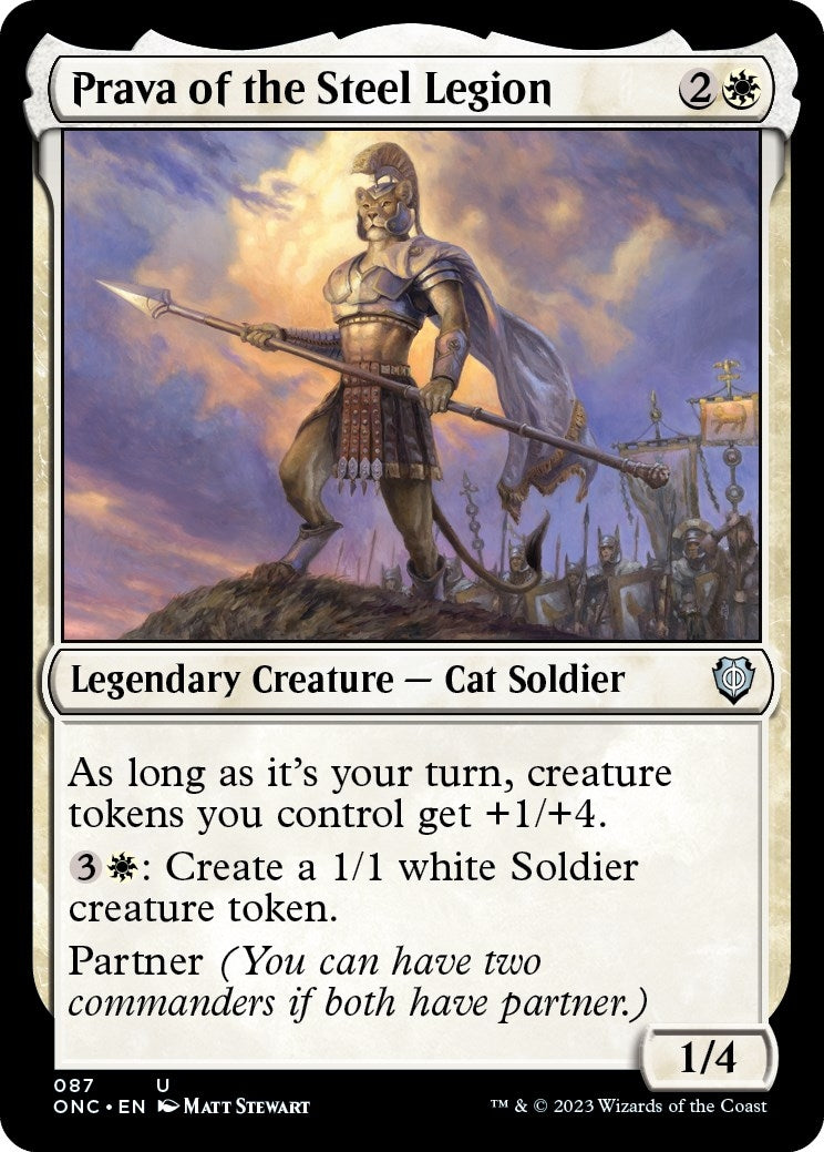 Image for Prava of the Steel Legion (87) (ONC) - Magic: The Gathering