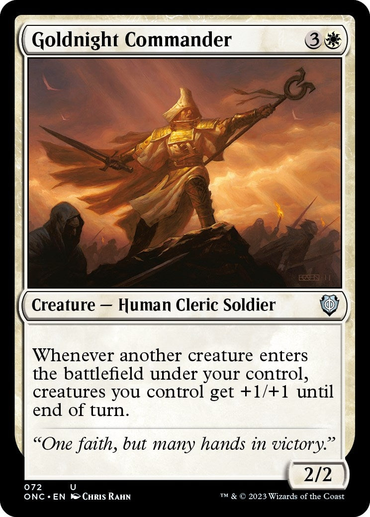 Image for Goldnight Commander (72) (ONC) - Magic: The Gathering