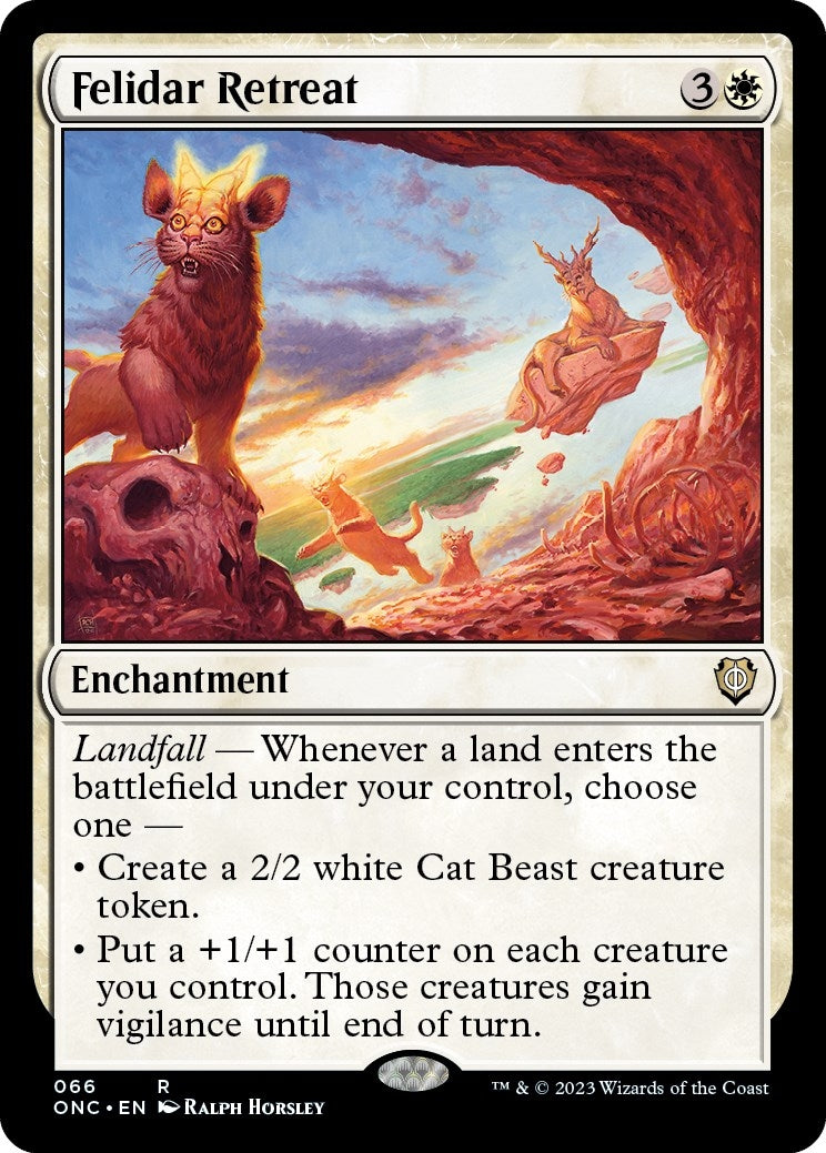 Image for Felidar Retreat (66) (ONC) - Magic: The Gathering