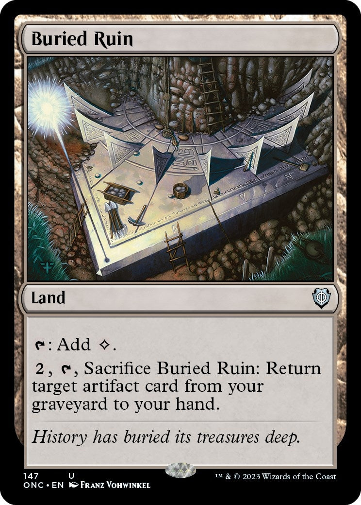 Image for Buried Ruin (147) (ONC) - Magic: The Gathering