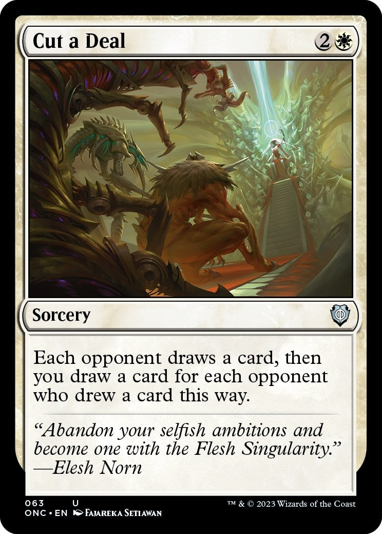 Image for Cut a Deal (63) (ONC) - Magic: The Gathering