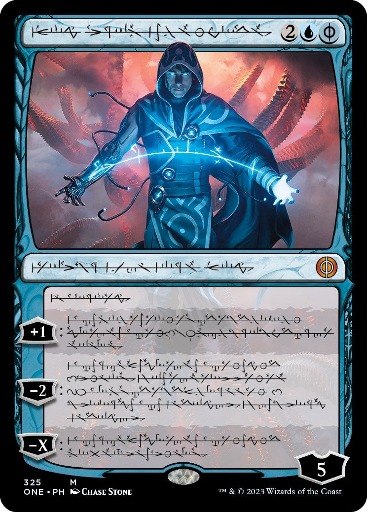 Image for Jace, the Perfected Mind (Phyrexian) (325) (ONE) - Magic: The Gathering