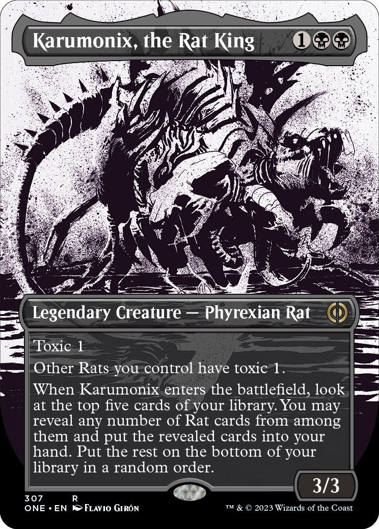 Image for Karumonix, the Rat King (Showcase) (307) (ONE) - Magic: The Gathering