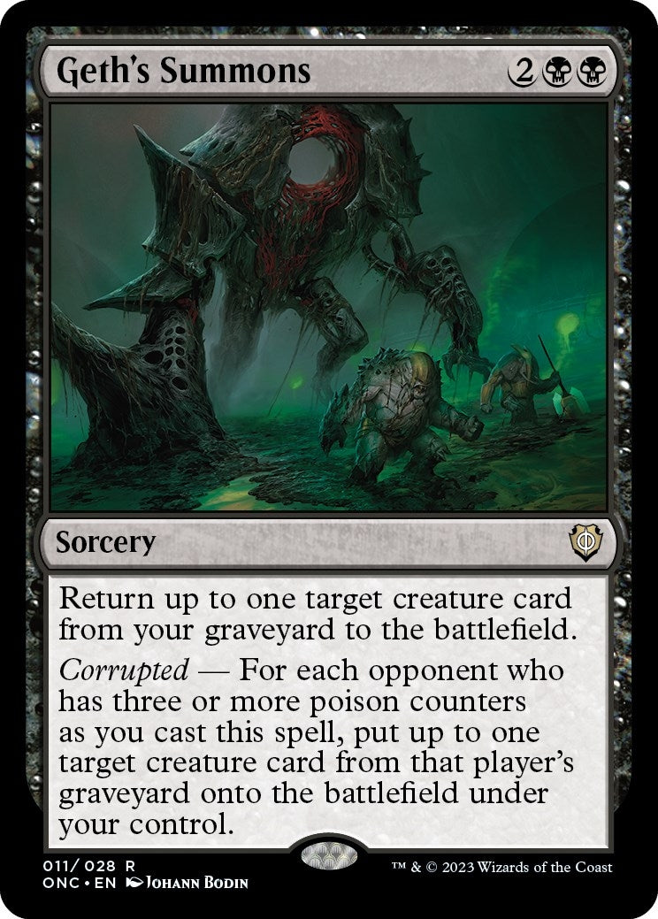 Image for Geth's Summons (11) (ONC) - Magic: The Gathering
