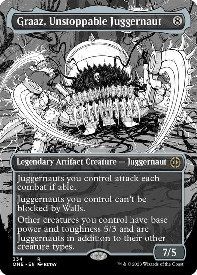 Graaz, Unstoppable Juggernaut (Borderless) (334) (ONE)