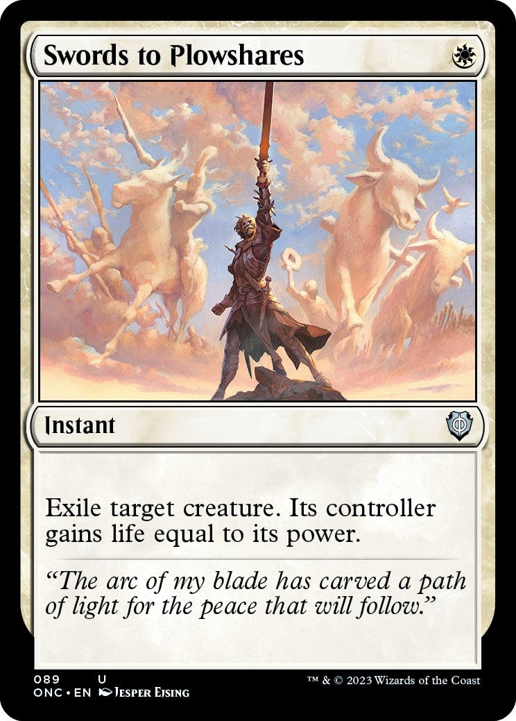 Image for Swords to Plowshares (89) (ONC) - Magic: The Gathering