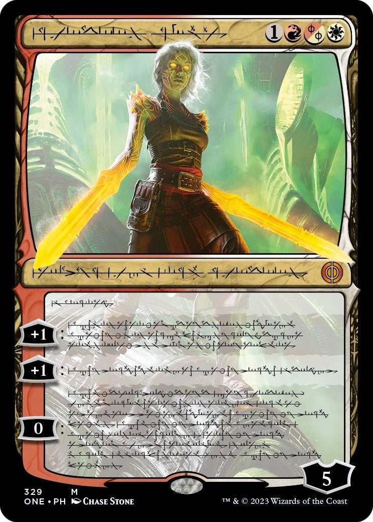 Image for Nahiri, the Unforgiving (Phyrexian) (329) (ONE) - Magic: The Gathering