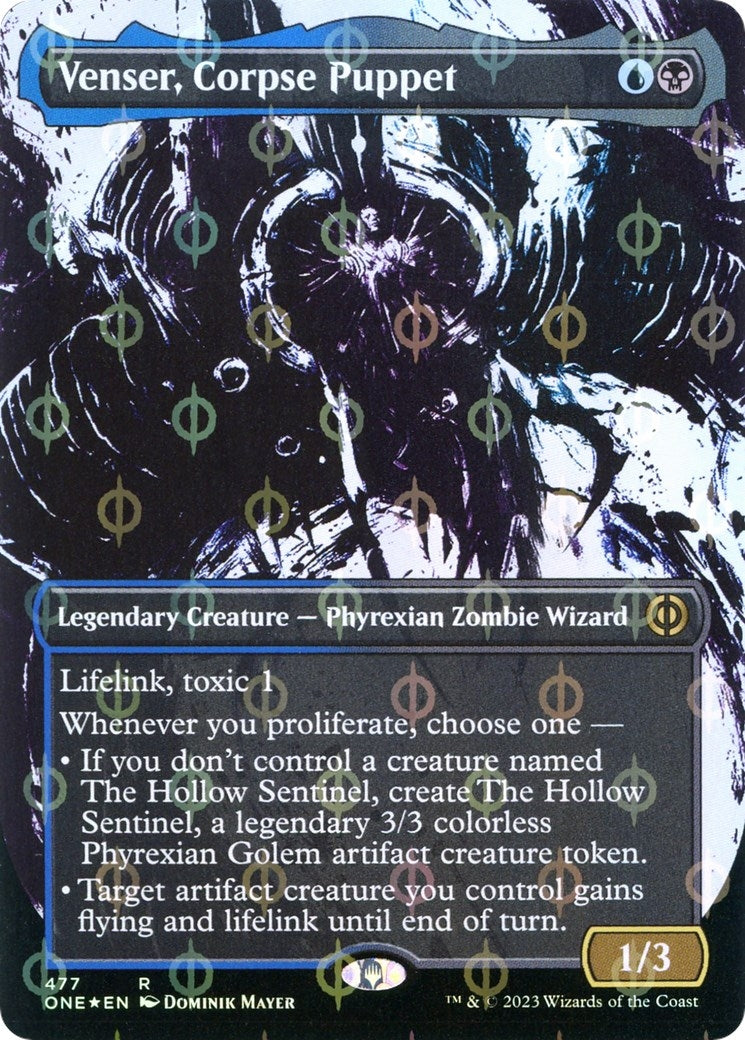 Image for Venser, Corpse Puppet (Showcase) (Step-and-Compleat Foil) (477) (ONE) - Magic: The Gathering
