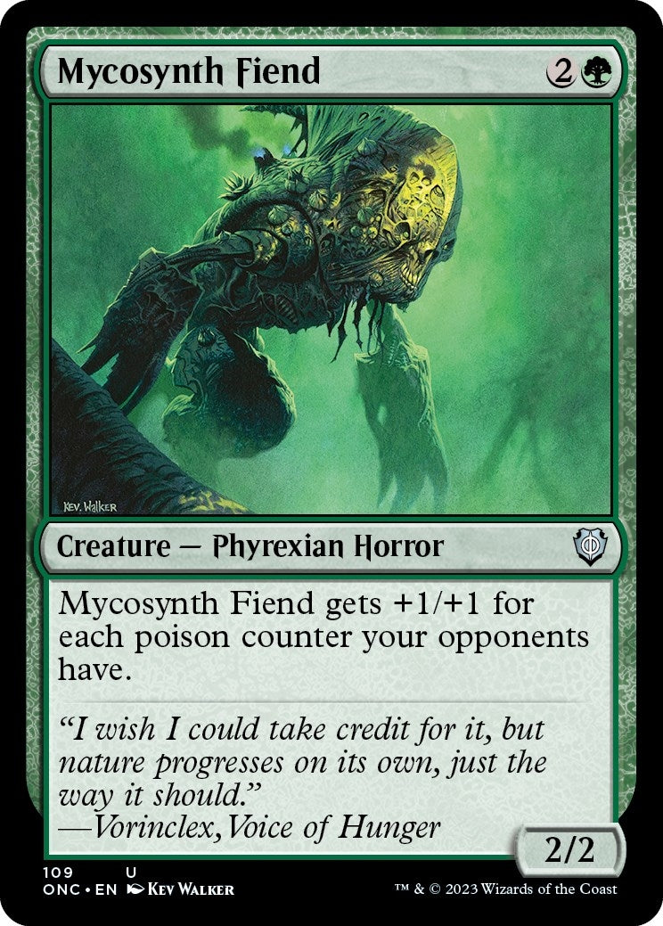 Image for Mycosynth Fiend (109) (ONC) - Magic: The Gathering