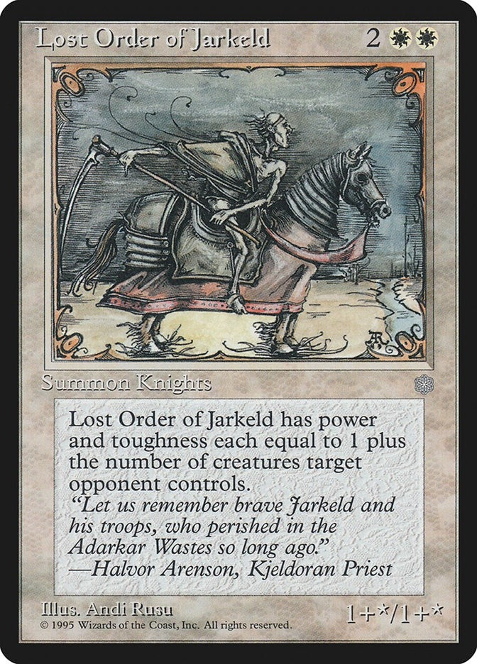 Image for Lost Order of Jarkeld (ICE) - Magic: The Gathering