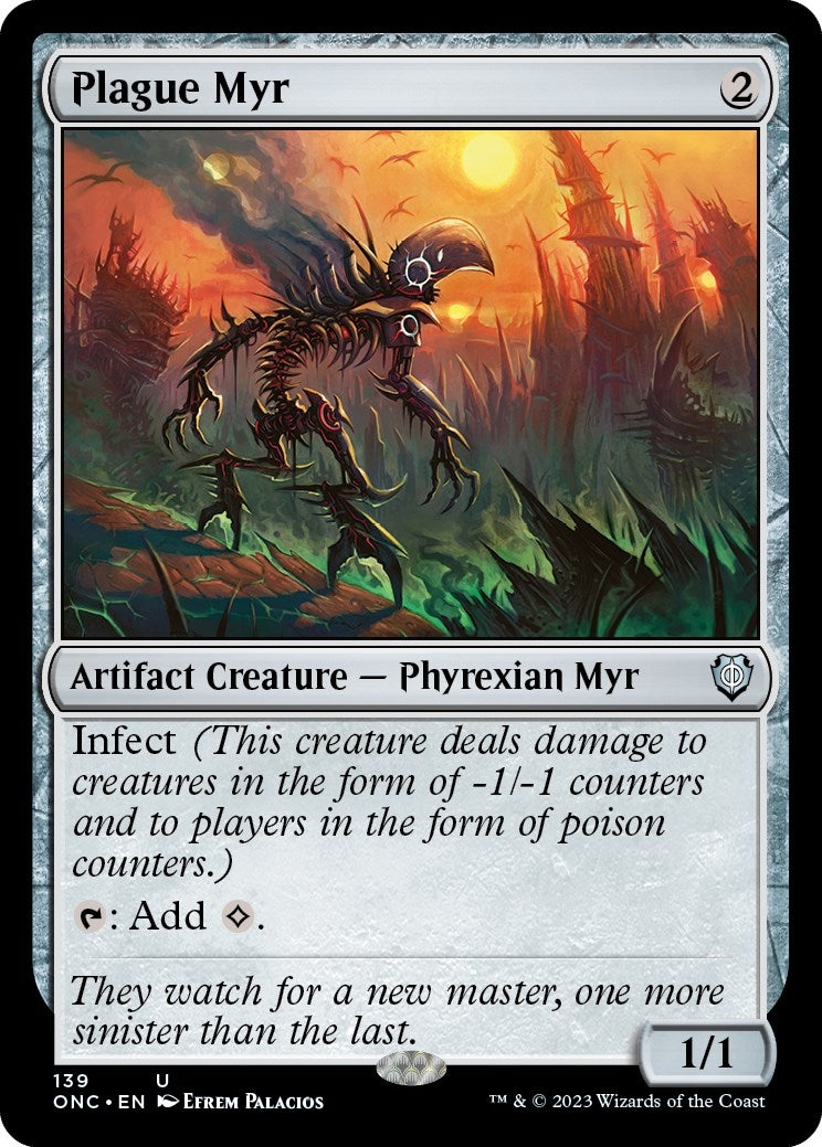 Image for Plague Myr (139) (ONC) - Magic: The Gathering