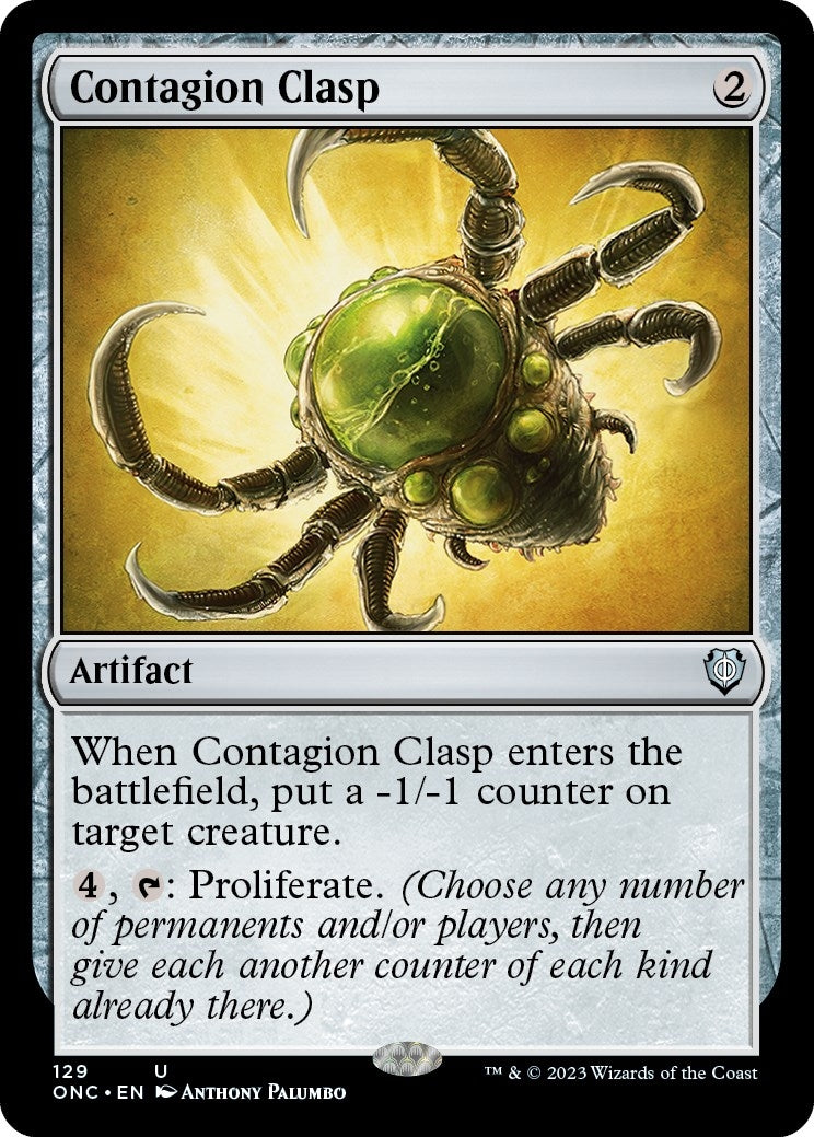 Image for Contagion Clasp (129) (ONC) - Magic: The Gathering