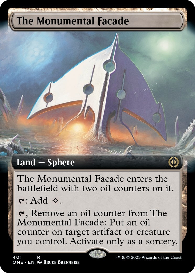 Image for The Monumental Facade (Extended Art) (401) (ONE) - Magic: The Gathering