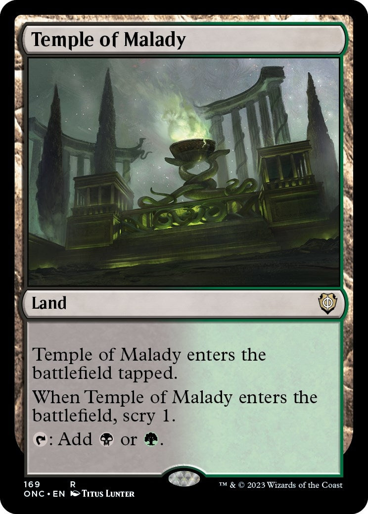 Image for Temple of Malady (169) (ONC) - Magic: The Gathering