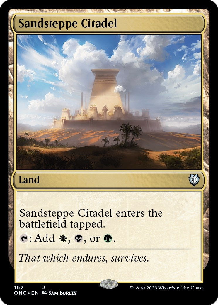 Image for Sandsteppe Citadel (162) (ONC) - Magic: The Gathering
