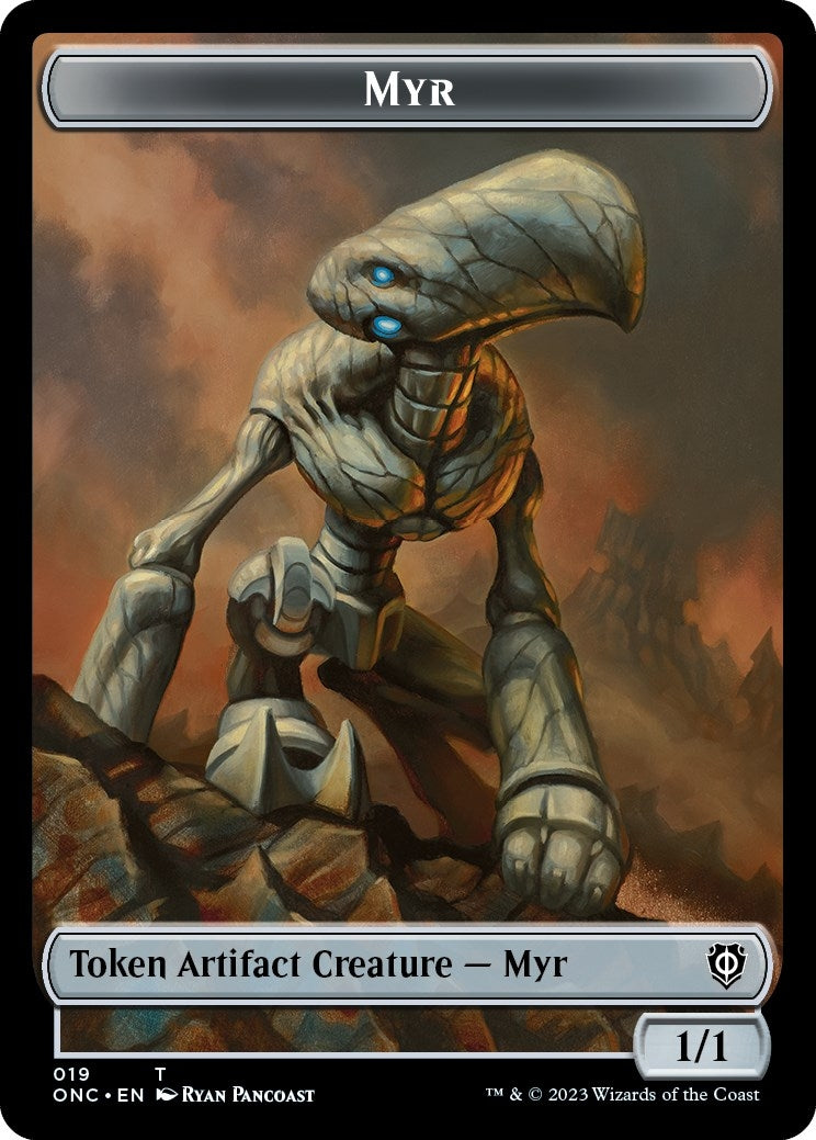 Image for Myr // Thopter Double-Sided Token (19 // 21) (ONC) - Magic: The Gathering