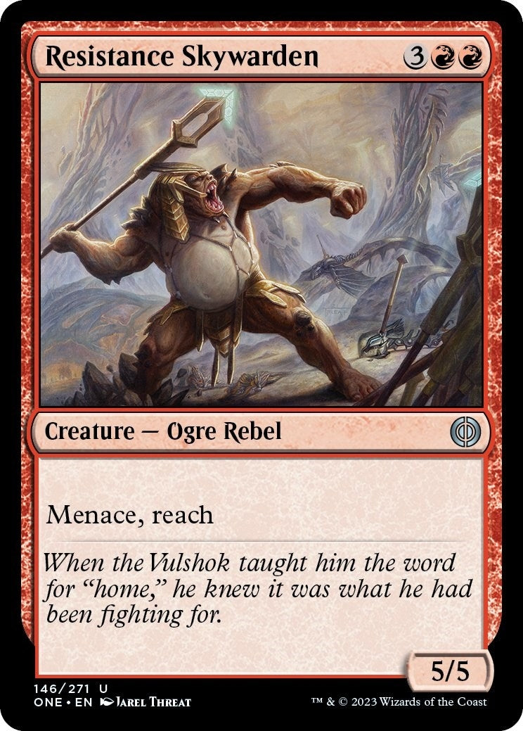 Image for Resistance Skywarden (146) (ONE) - Magic: The Gathering