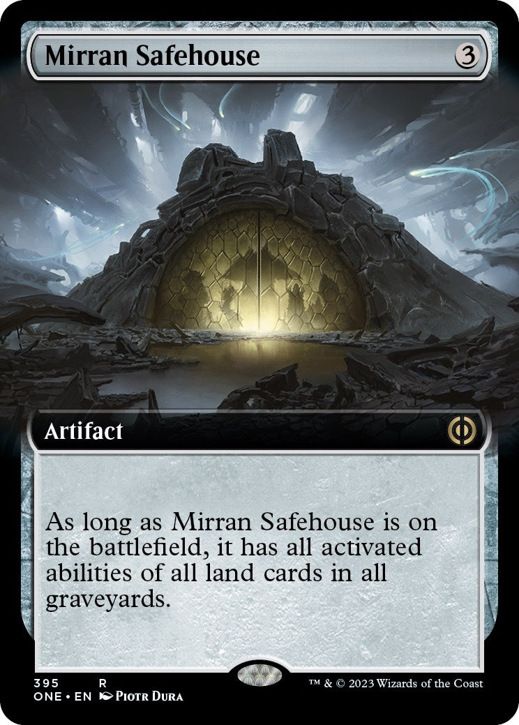 Image for Mirran Safehouse (Extended Art) (395) (ONE) - Magic: The Gathering