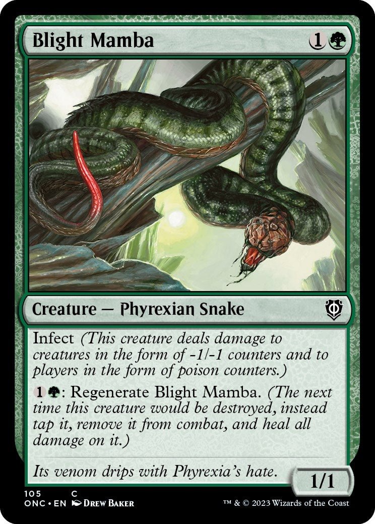 Image for Blight Mamba (105) (ONC) - Magic: The Gathering