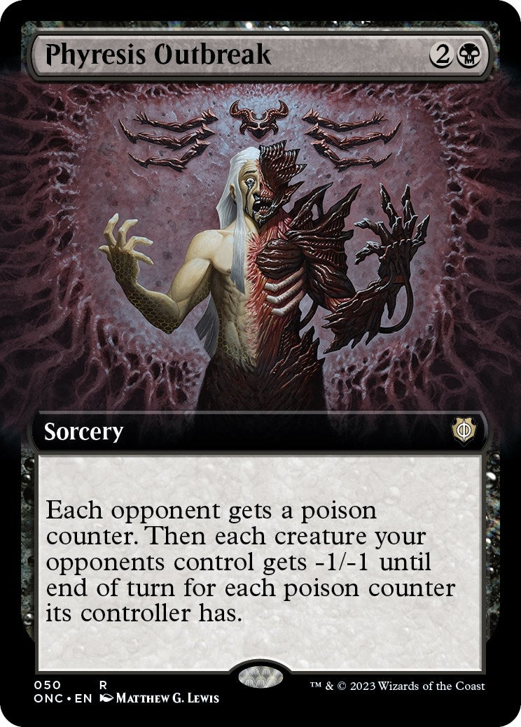 Image for Phyresis Outbreak (Extended Art) (50) (ONC) - Magic: The Gathering