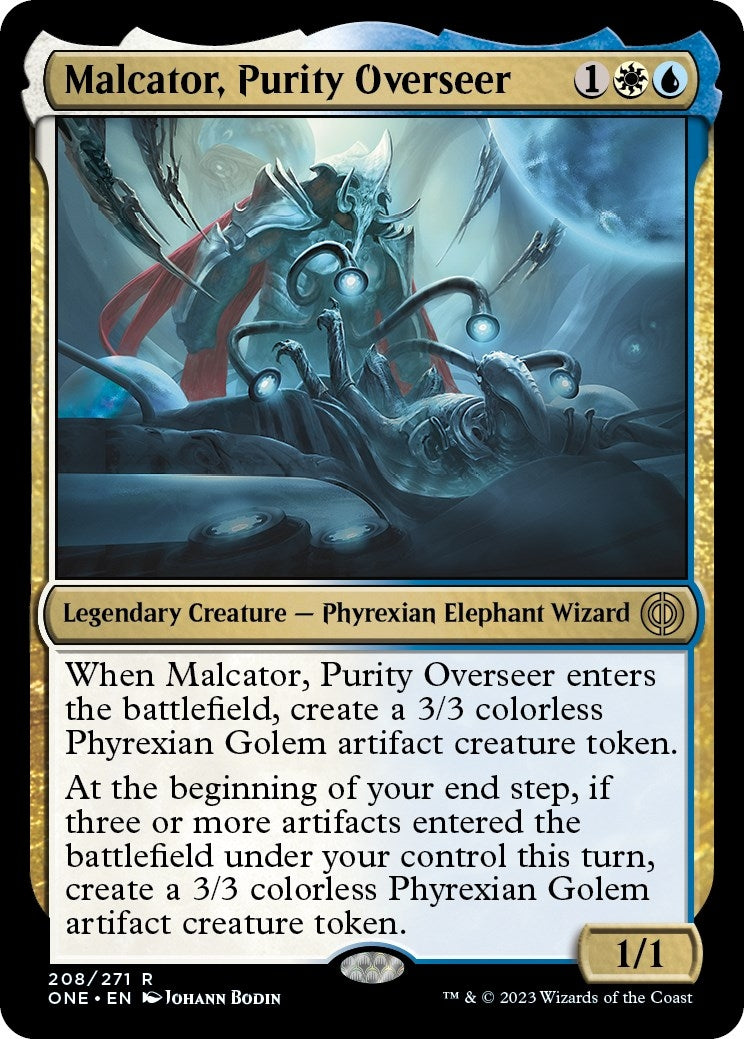 Image for Malcator, Purity Overseer (208) (ONE) - Magic: The Gathering