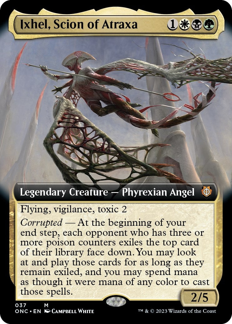 Image for Ixhel, Scion of Atraxa (Extended Art) (37) (ONC) - Magic: The Gathering