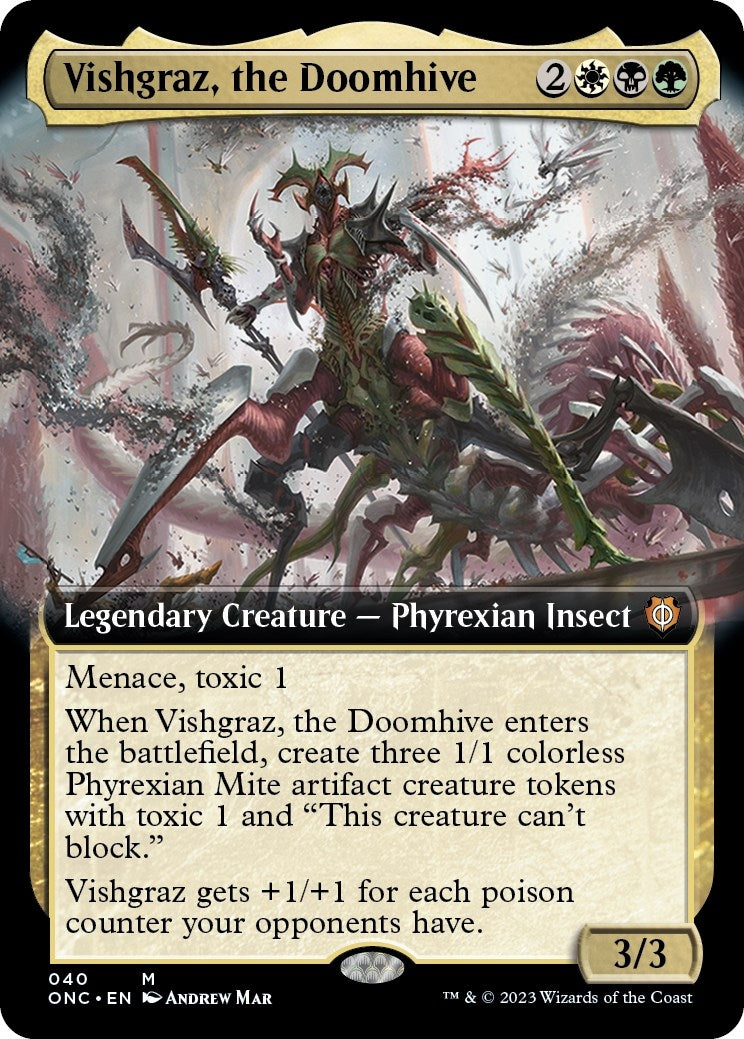 Image for Vishgraz, the Doomhive (Extended Art) (40) (ONC) - Magic: The Gathering