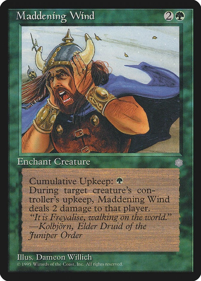 Image for Maddening Wind (ICE) - Magic: The Gathering