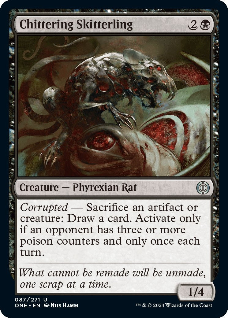 Image for Chittering Skitterling (87) (ONE) - Magic: The Gathering