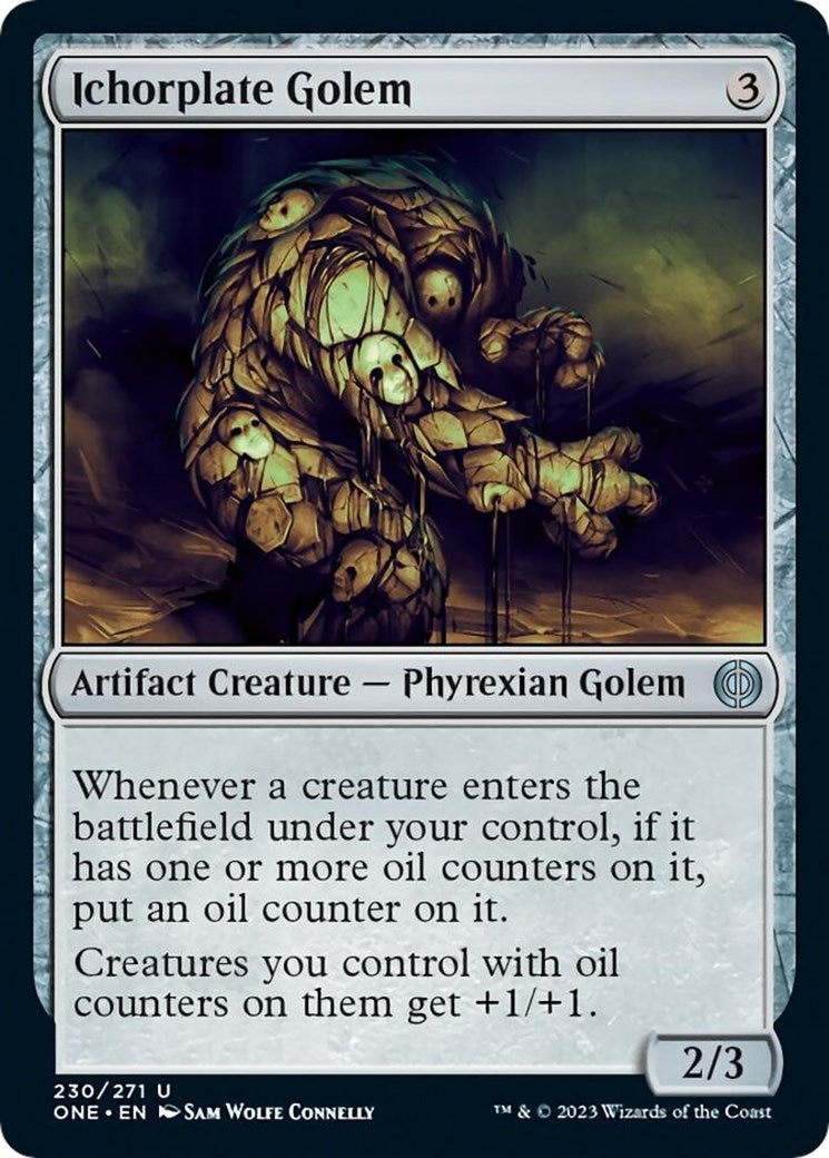 Image for Ichorplate Golem (230) (ONE) - Magic: The Gathering