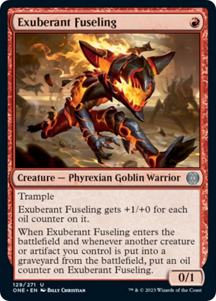 Image for Exuberant Fuseling (129) (ONE) - Magic: The Gathering