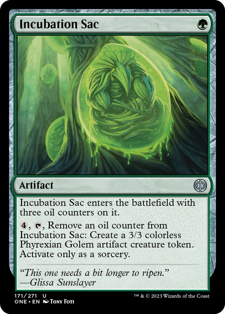 Image for Incubation Sac (171) (ONE) - Magic: The Gathering