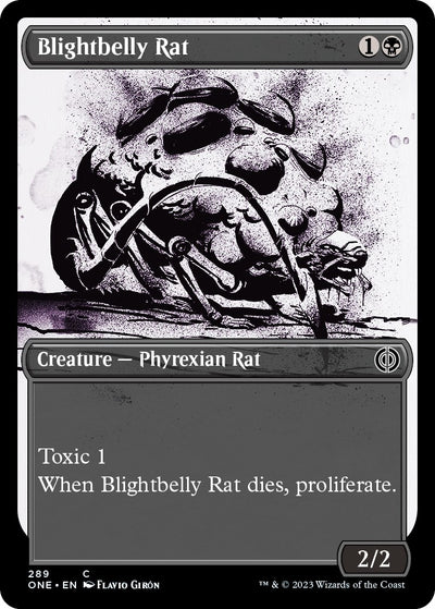 Blightbelly Rat (Showcase) (289) (ONE)
