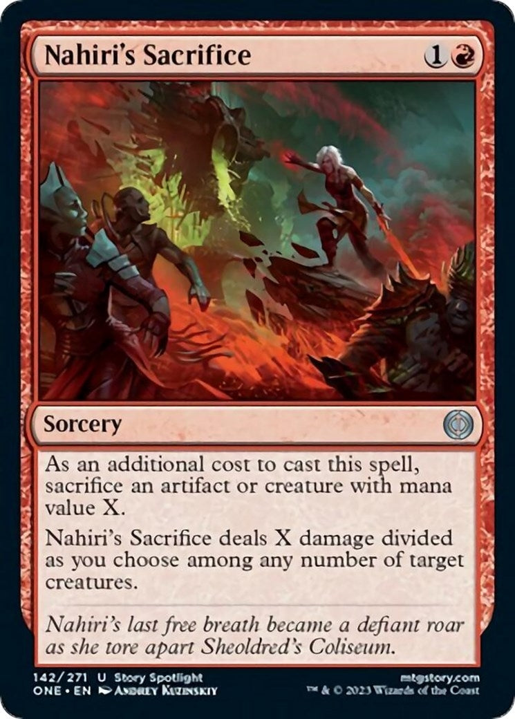 Image for Nahiri's Sacrifice (142) (ONE) - Magic: The Gathering