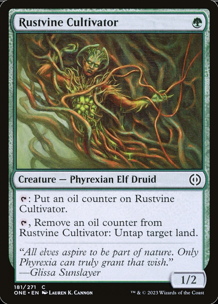 Image for Rustvine Cultivator (181) (ONE) - Magic: The Gathering