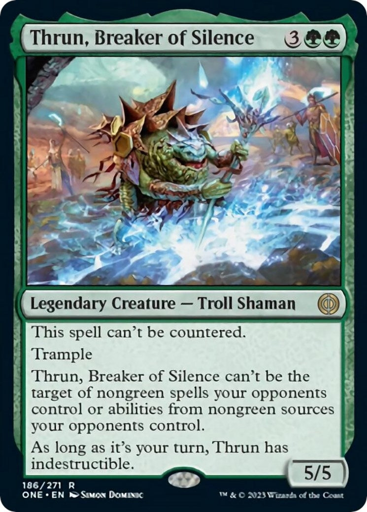 Image for Thrun, Breaker of Silence (186) (ONE) - Magic: The Gathering