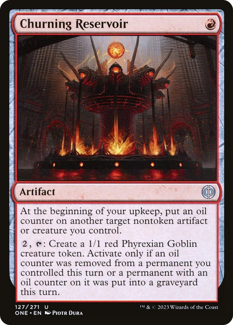 Image for Churning Reservoir (127) (ONE) - Magic: The Gathering