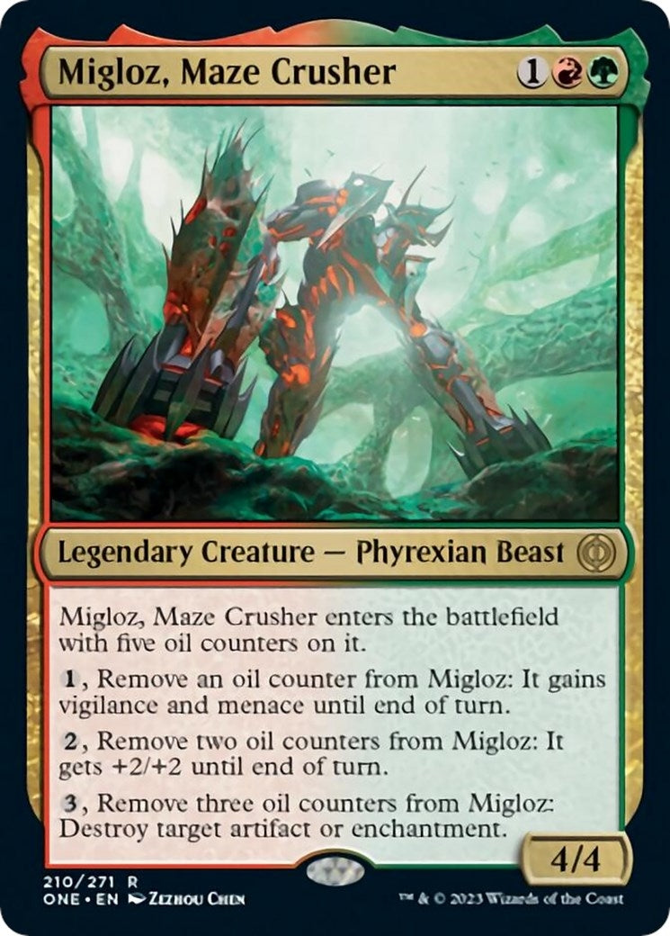 Image for Migloz, Maze Crusher (210) (ONE) - Magic: The Gathering