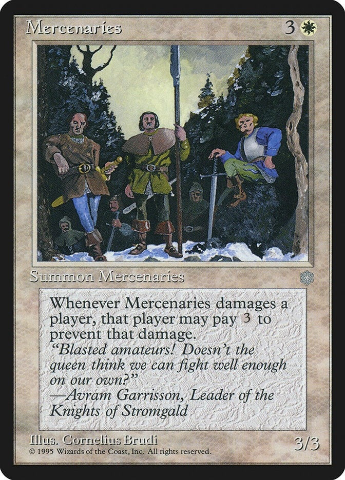 Image for Mercenaries (ICE) - Magic: The Gathering