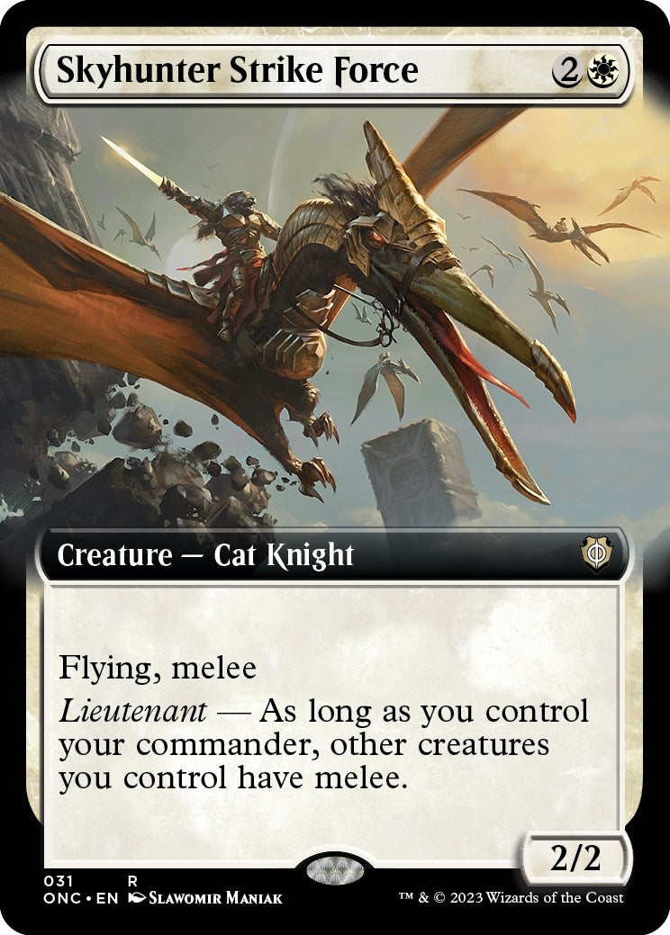 Image for Skyhunter Strike Force (Extended Art) (31) (ONC) - Magic: The Gathering