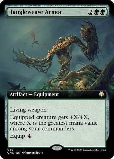 Tangleweave Armor (Extended Art) (36) (ONC)